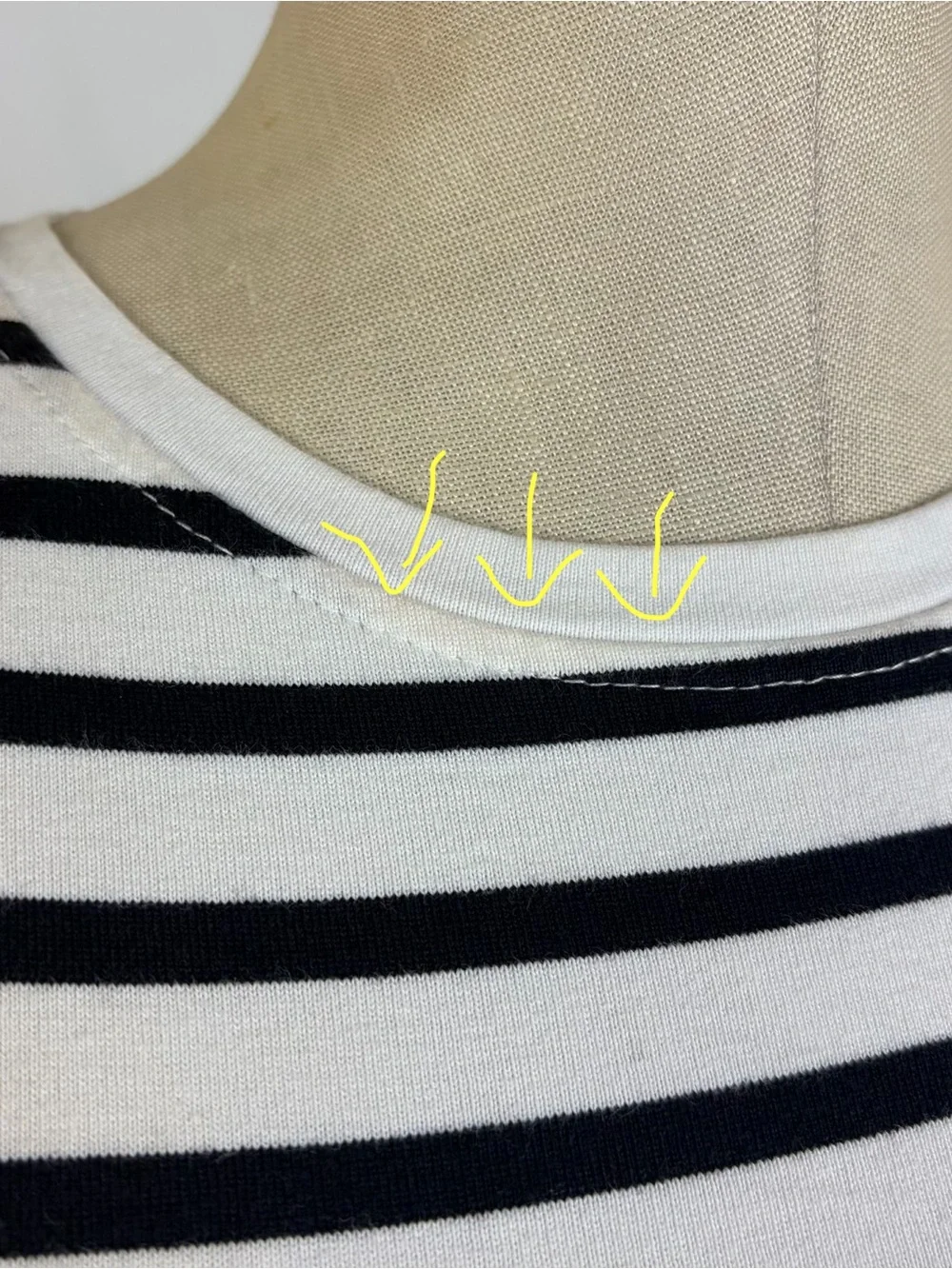 Kate Spade Stripe Scoop Neck Top